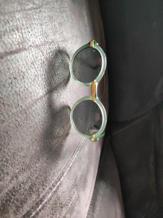 Gafas Cartier Verdes y Doradas