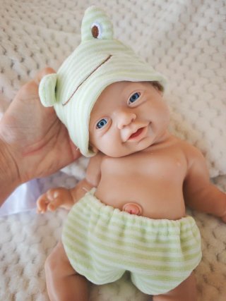 Muñeca Bebé Silicona 33cm Mayra
