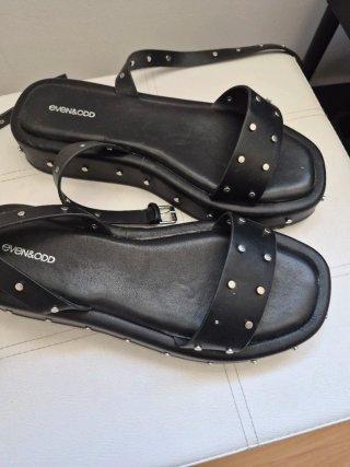Sandalias EVEN&ODD negras mujer