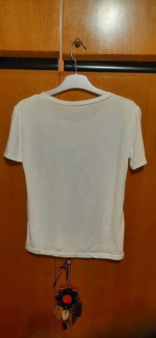 Camiseta básica Lefties blanca manga corta