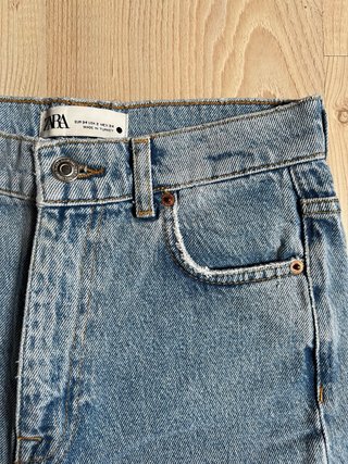 Vaqueros Zara Wide Leg Rectos Talla 34