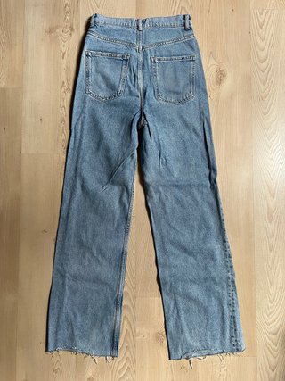 Vaqueros Zara Wide Leg Rectos Talla 34