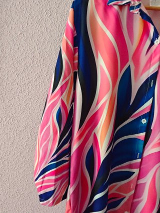 Vestido/Blusón Estampado Talla L