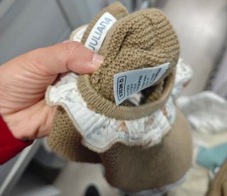 Vestito, capota e mutandina 12 mesi