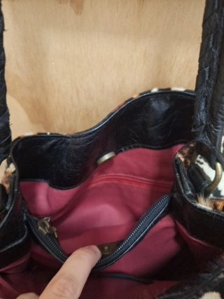 Bolso Piel Estampado Animal