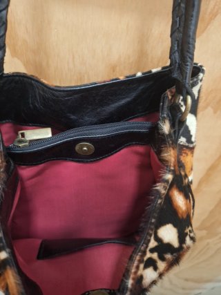 Bolso Piel Estampado Animal