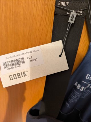NUEVO Culote GOBIK ABSOLUTE 7.0 AZUL talla L.