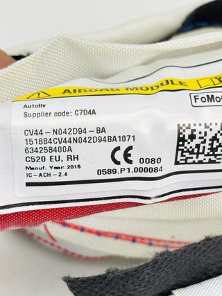 CV44N042D94BA Airbag cortina derecho Ford Kuga 2013-2019