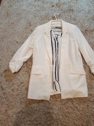 Chaqueta blanca talla M