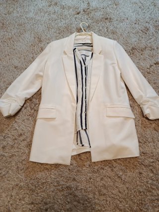 Chaqueta blanca talla M