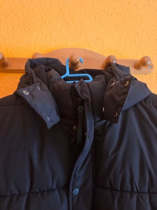 Chaleco acolchado hombre negro