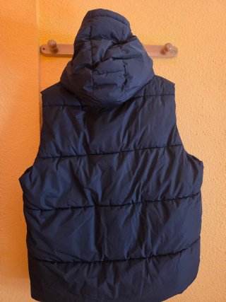 Chaleco acolchado hombre negro