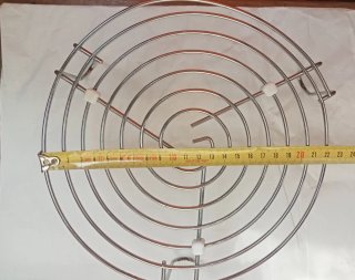 Rejilla redonda para microondas.