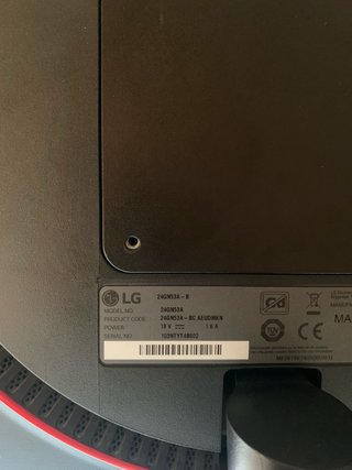 Monitor Gaming LG 144Hz 24 Pulgadas 1ms FreeSync