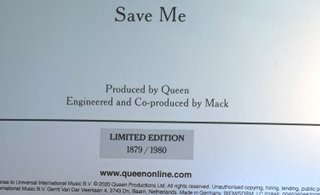 QUEEN: The Game - Picture Disc - Limited&Numerado
