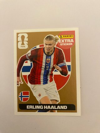 Cromo Panini Extra Sticker Erling Haaland