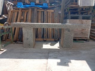 Banco de granito exterior 60x180x45cm