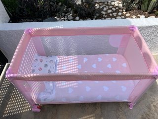 Cuna de viaje Asalvo Baby rosa