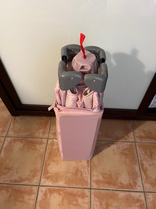 Cuna de viaje Asalvo Baby rosa