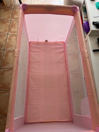 Cuna de viaje Asalvo Baby rosa