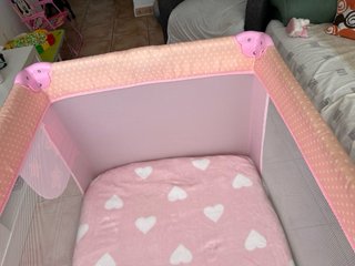 Cuna de viaje Asalvo Baby rosa
