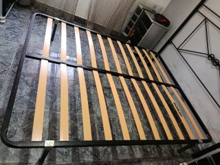 Colchón viscoelástico y somier 150 cm