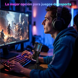SIN ABRIR Microfóno USB con Iluminación RGB