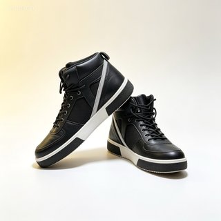 Zapatillas altas negras