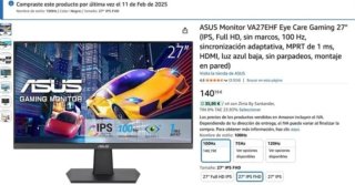 Monitor Gaming Asus VA27EHF 27 100hz
