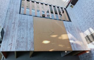 Sofá Cama Furgo Madera y Metal