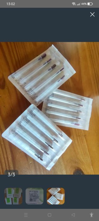 Agujas de acupuntura
