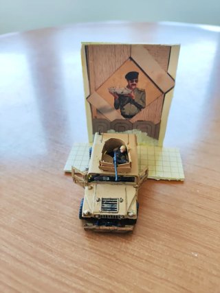 Coche militar americano en Bagdad