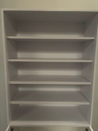 Armario Estantería Blanco 190x92cm con Puertas