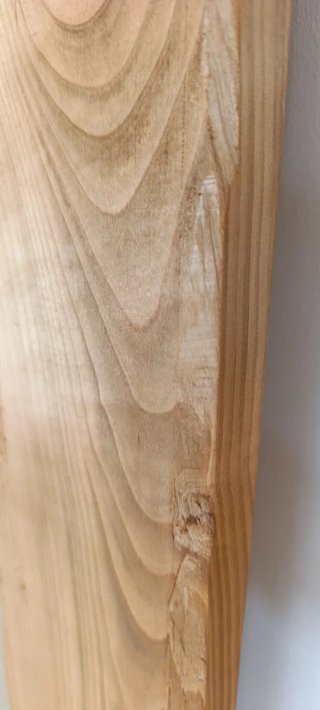 Espejo de madera natural
