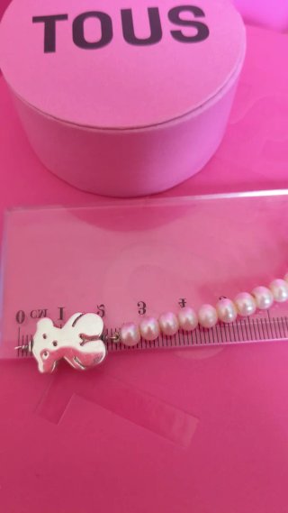 Conjunto Tous Perlas y Ositos Plata