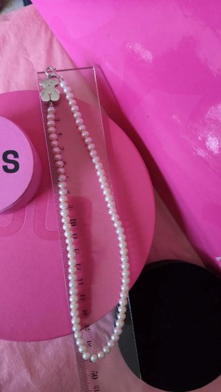 Conjunto Tous Perlas y Ositos Plata