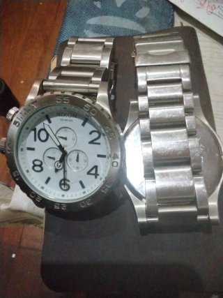 Relojes Nixon 5130 Plata y Blanco