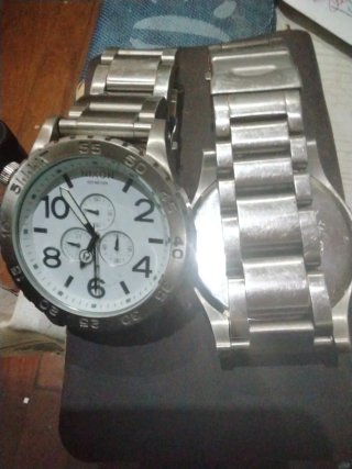 Relojes Nixon 5130 Plata y Blanco