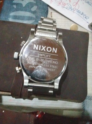 Relojes Nixon 5130 Plata y Blanco