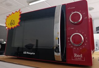 Microondas Orbegozo Rojo 60€