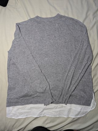 Jersey Sfera gris efecto camisa Talla XL