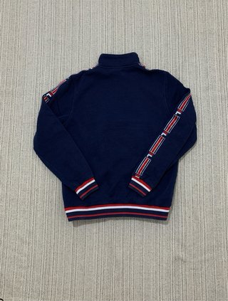 Sudadera Fila Retro Media Cremallera Azul