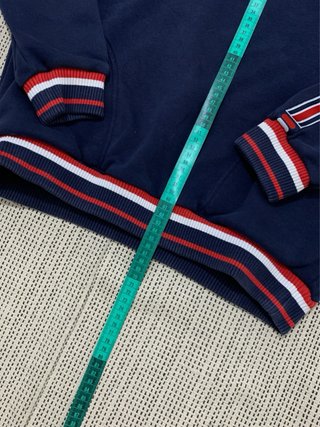 Sudadera Fila Retro Media Cremallera Azul