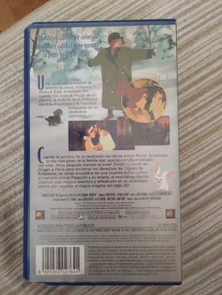 Película Anastasia VHS