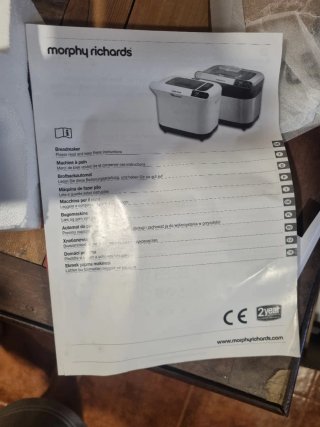 Panificadora Morphy Richards Premium Plus
