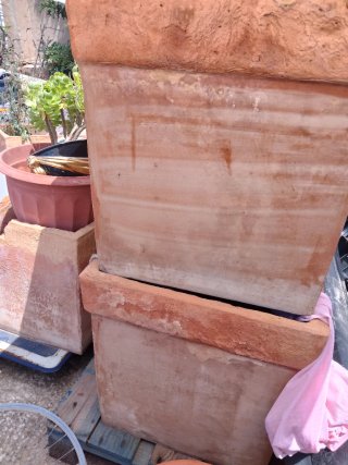 4 Macetas Grandes Terracota