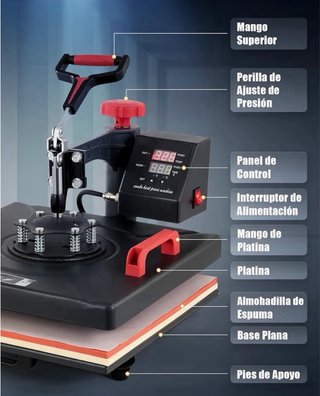 Máquina de Sublimar 8 en 1