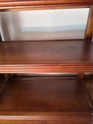 Mesa madera provenzal con balda