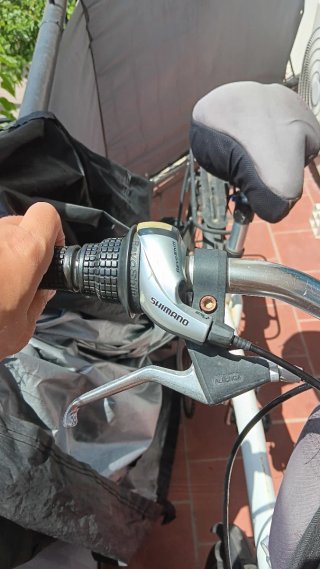 Bicicleta Plegable Blanca