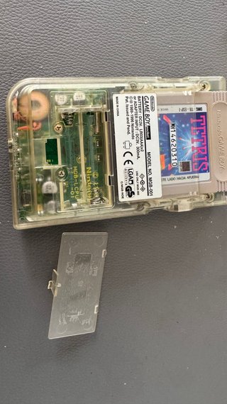 Nintendo Game Boy Pocket transparente+juego tetris